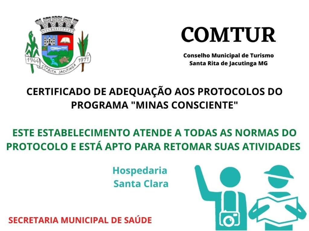Pousada Hospedaria Santa Clara Santa Rita de Jacutinga Esterno foto